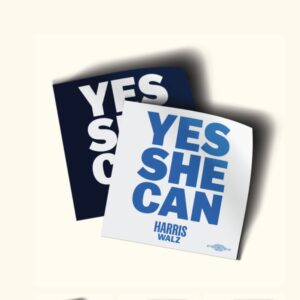 Yes She Can - Harris Walz Stickers 2 Pack