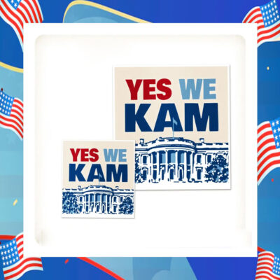 Yes We Kam Vote Kamala Harris Stickers