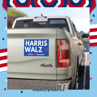 Official Harris/Walz 2024 Car Magnets