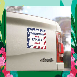 our State Name for Kamala 2024 Car Magnet