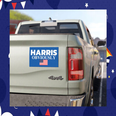 2024 Harris Obviously Car Magnet