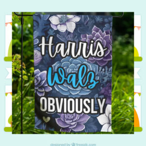 2024 Harris Walz Obviously Flag