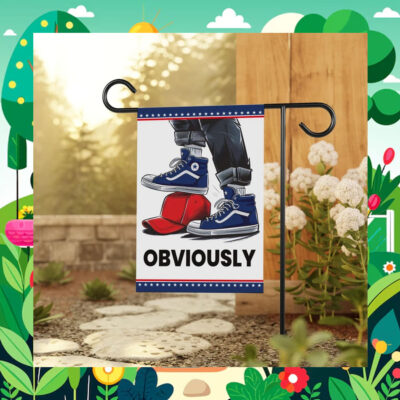 2024 Harris Walz Obviously Garden Flag