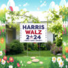 2024 Harris Walz Truth Hope Decency Yard Sign