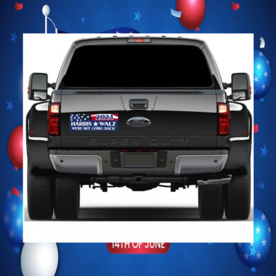 2024 Harris Walz We're Not Going Back! Sticker