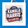 2024 Kamala Harris Let's Win This Car Magnet