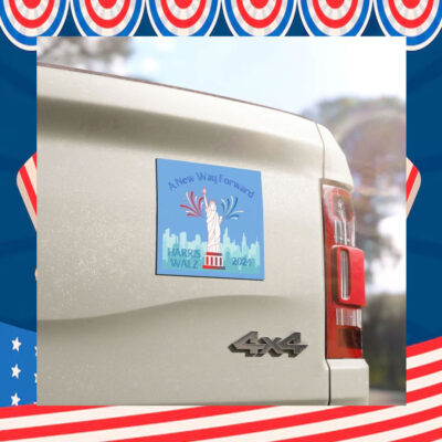 A New Way Forward Harris Walz 2024 Car Magnet