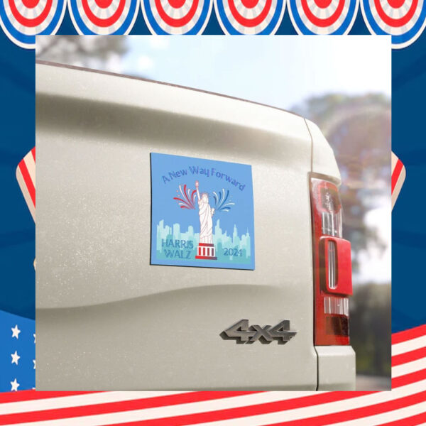 A New Way Forward Harris Walz 2024 Car Magnet