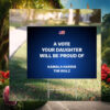 A Vote Your Daughter Will Be Proud Of Kamala Harris Tim Walz Yard Sign
