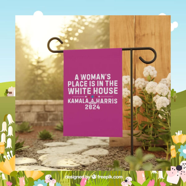 A Woman's Place Is In The White House Kamala Harris 2024 Flags
