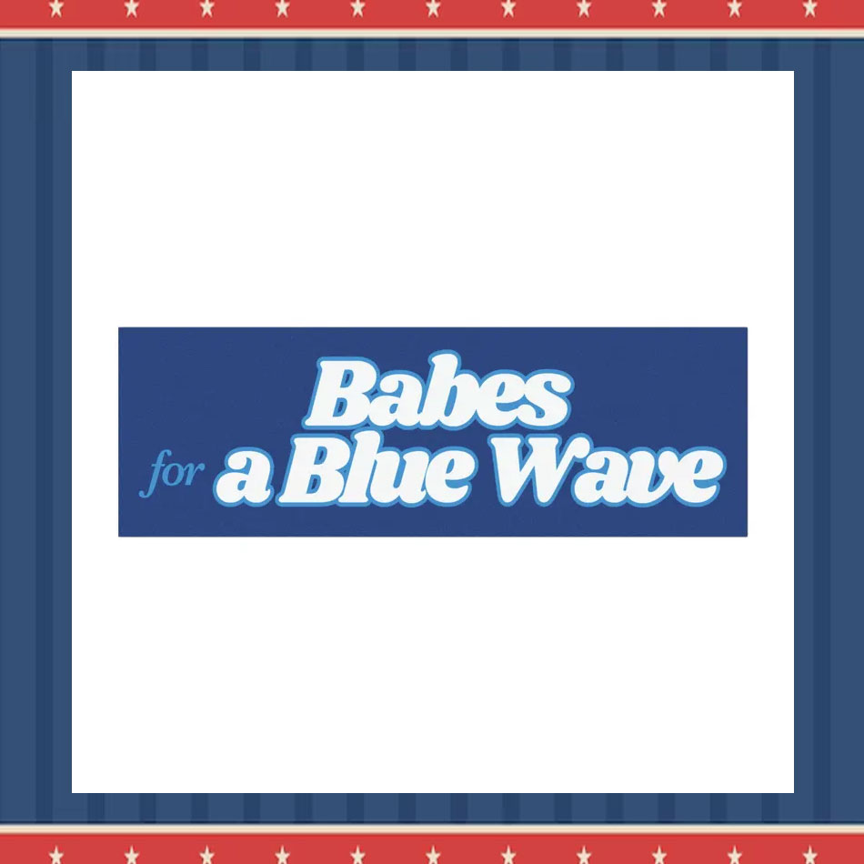 Babes for A Blue Wave Kamala Car Magnet