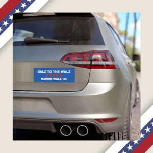 Balz To The Walz - Harris Walz 2024 Car Magnet