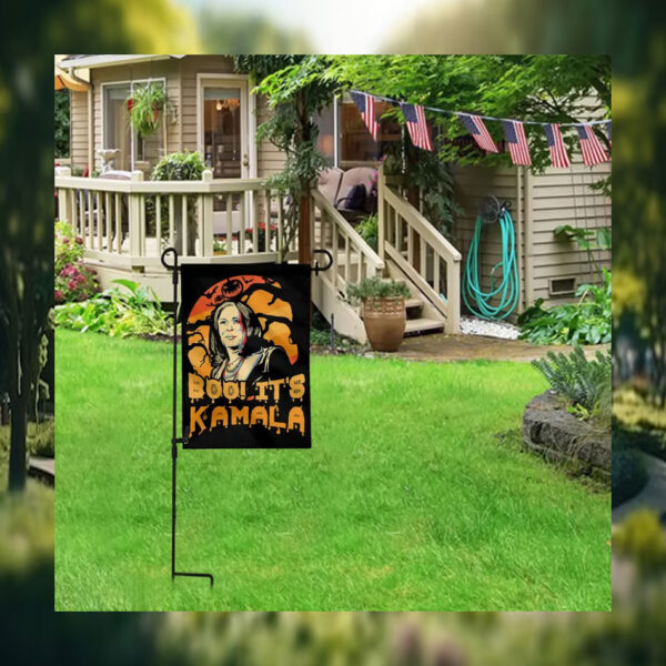 Boo! It's Kamala Harris Halloween Flag