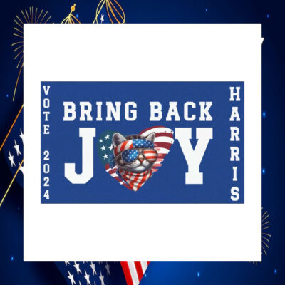 Bring Back Joy Vote Harris 2024 Car Magnet
