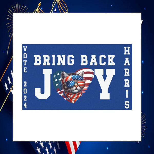 Bring Back Joy Vote Harris 2024 Car Magnet