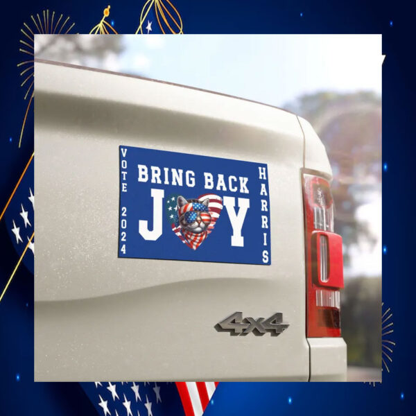 Bring Back Joy Vote Harris 2024 Car Magnet