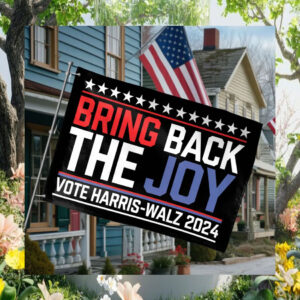 Bring Back The Joy Vote Harris Wazl 2024 Flag