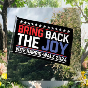 Bring Back The Joy Vote Harris Wazl 2024 Flag