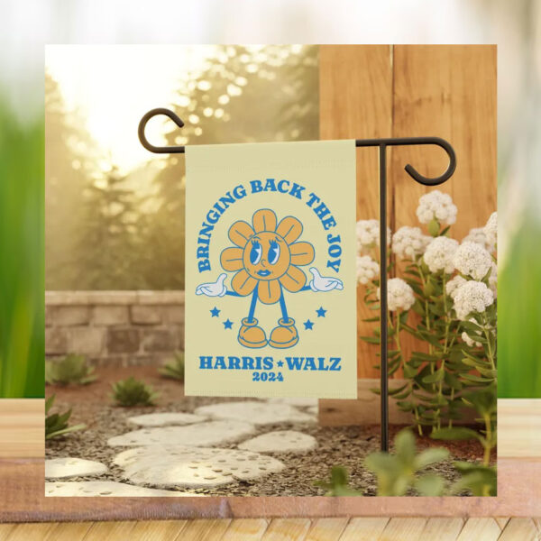 Bringing Back the Joy Harris Walz 2024 garden Flag