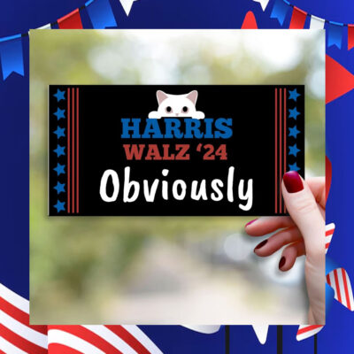 Car Harris Walz 24 Obviously Car Magnet