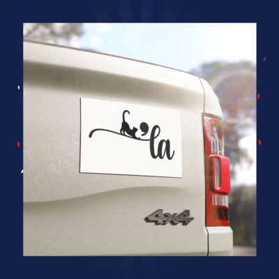 Cat Comma La Harris 2024 Car Magnets