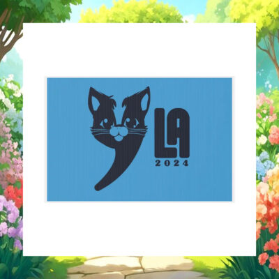 Cat Comma La Kamala 2024 Yard Sign