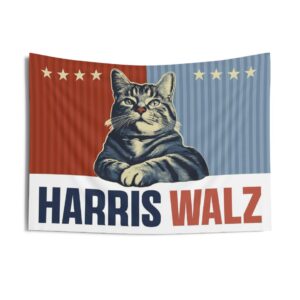 Cat For Harris Walz Indoor Wall Tapestries