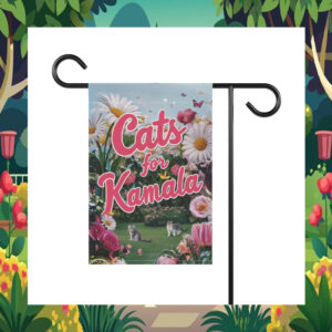 Cat For Kamala Flag