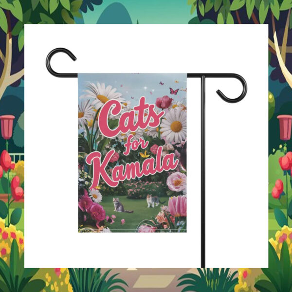 Cat For Kamala Flag