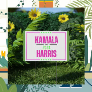 Cat For Kamala Harris AKA Yard Sign