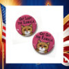 Cat Guy for Kamala Pin Button