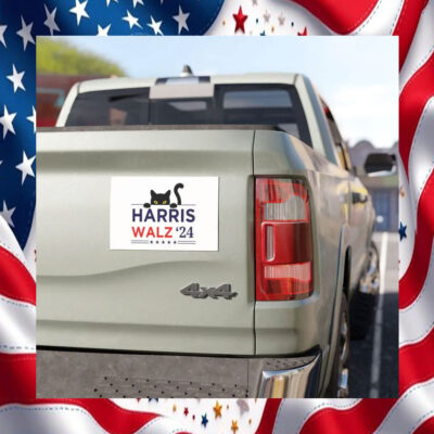Cat Harris Walz 2024 Car Magnet