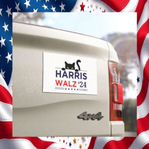 Cat Harris Walz 2024 Car Magnet