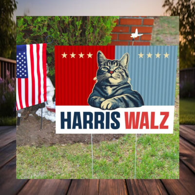 Cat Harris Walz 2024 Obviously Yard Signs