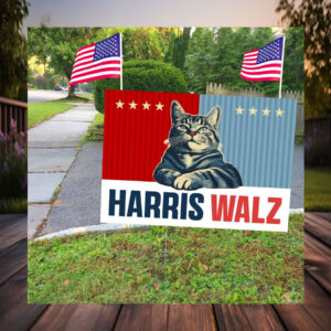 Cat Harris Walz 2024 Obviously Yard Signs