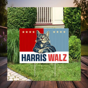 Cat Harris Walz 2024 Obviously Yard Signs