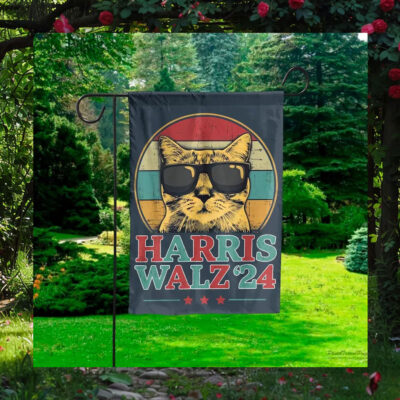 Cat Harris Walz 24 Flag