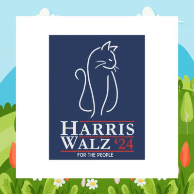 Cat Harris Walz 24 For The People Flag
