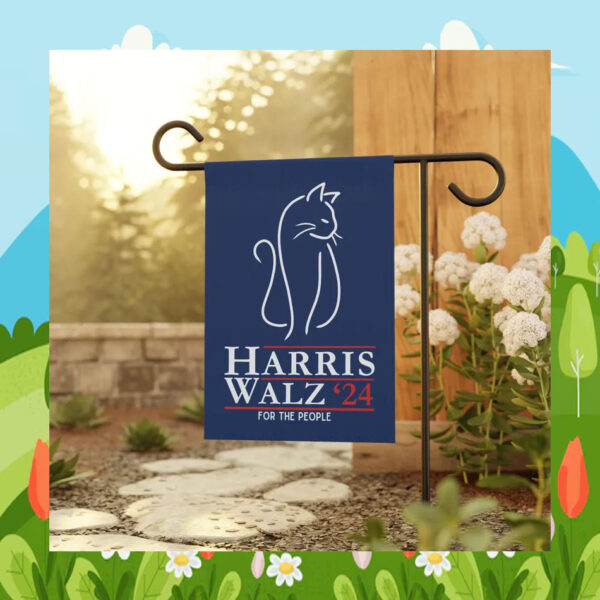 Cat Harris Walz 24 For The People Flag