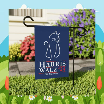 Cat Harris Walz 24 For The People Flag