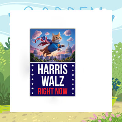 Cat Harris Walz Right Now Flag