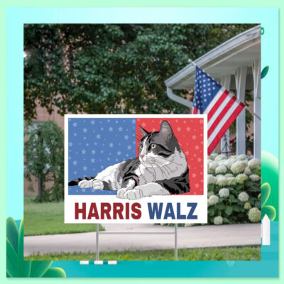 Cat Harris Walz Yard Sign