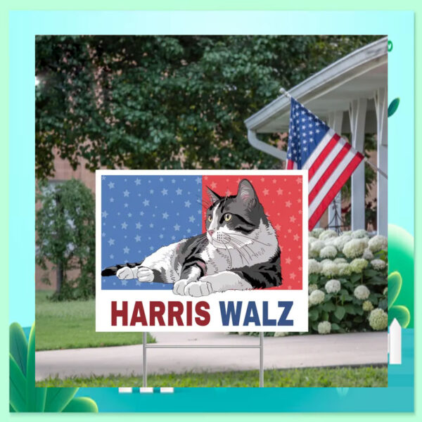 Cat Harris Walz Yard Sign