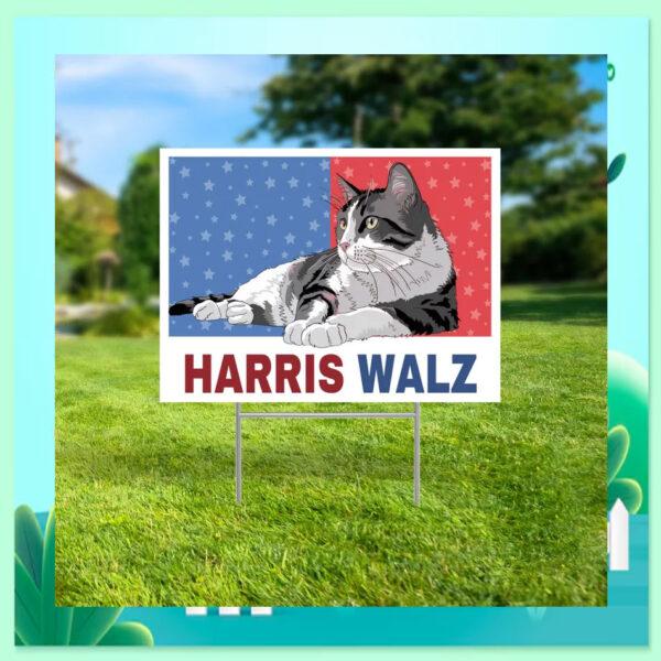 Cat Harris Walz Yard Sign