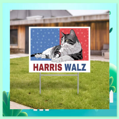 Cat Harris Walz Yard Sign