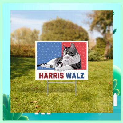 Cat Harris Walz Yard Sign