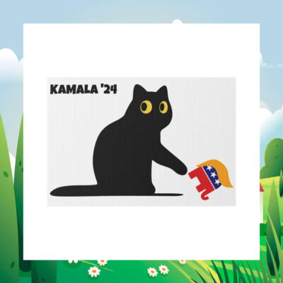 Cat Kamala 24 Yard Sign