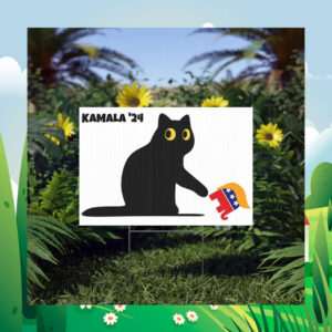 Cat Kamala 24 Yard Sign
