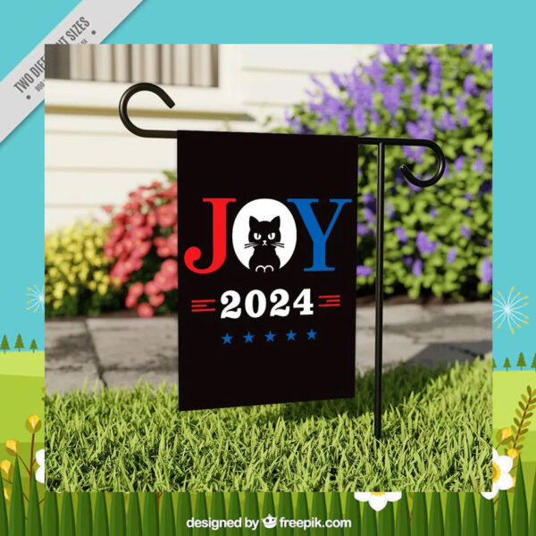 Cat Kamala Joy 2024 Flag