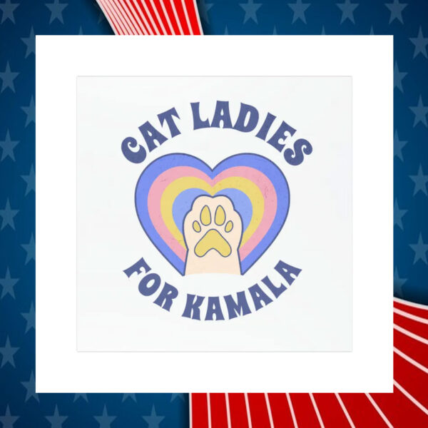 Cat Ladies For Kamala 24 Car Magnet